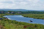 Река Иска. Власьево. Рыбак